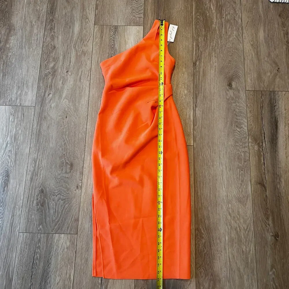 PETAL & PUP Women's Nadene Dress Size 2 In Orange - Picture 7 of 14
